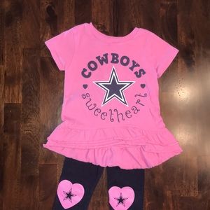 Dallas Cowboys pretty in pink outfit